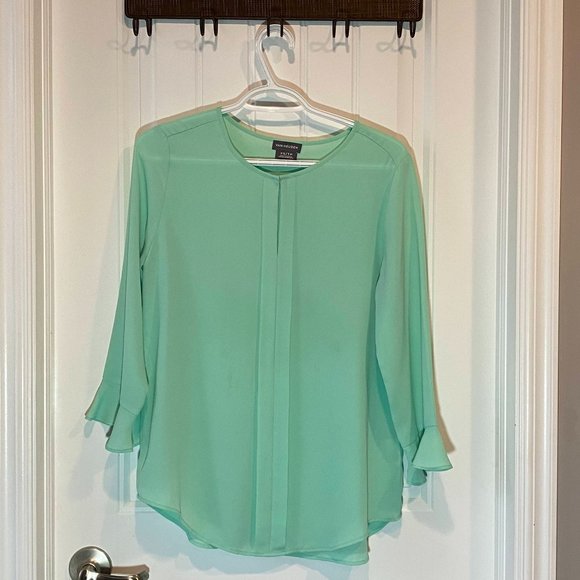Mint Bell Sleeve Blouse - Picture 1 of 2